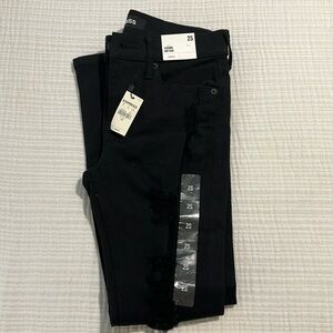 Express Black Leggings Mid Rise